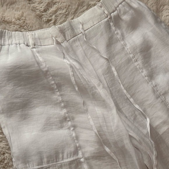 Zara Crisp White Trousers - Picture 6 of 8